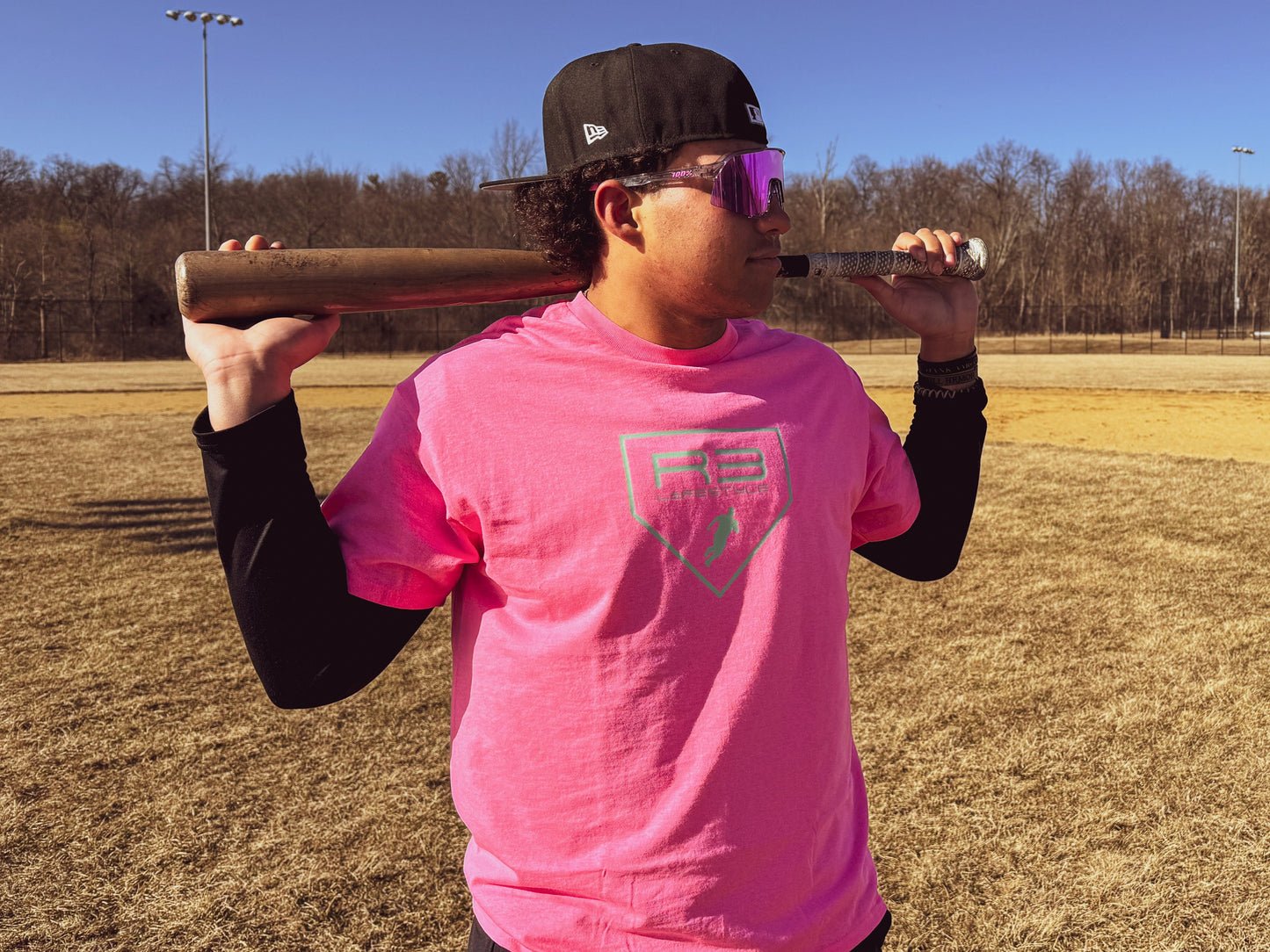 On the Verge Tee-Adult (Hot Pink)