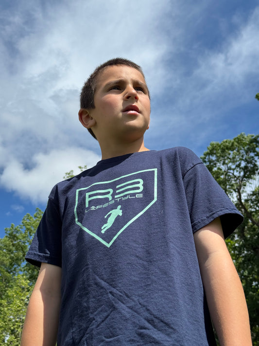 On the Verge Tee-Youth (Navy)